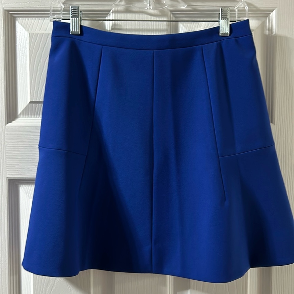 Royal Blue A-Line Skirt